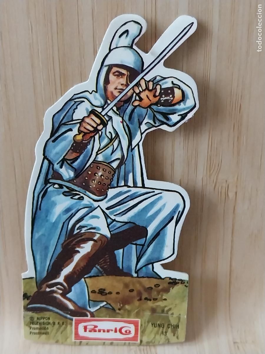 Coleccionismo Cromos antiguos: PANRICO FRONTERA AZUL CROMO 13 YUNG CHIH ORIGINAL A&Ntilde;O 1978 9CMS ALTO