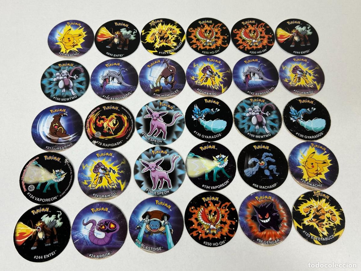Coleccionismo Cromos antiguos: LOTE 30 TAZOS POKEMON TAZOS LEAGUE 2002 N&ordm;3