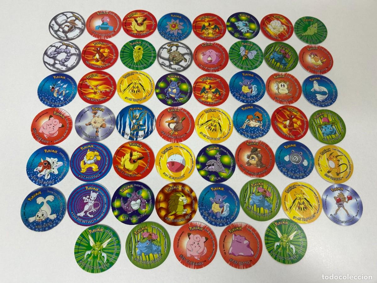 Coleccionismo Cromos antiguos: LOTE 53 TAZOS POKEMON TAZOS 2 2001