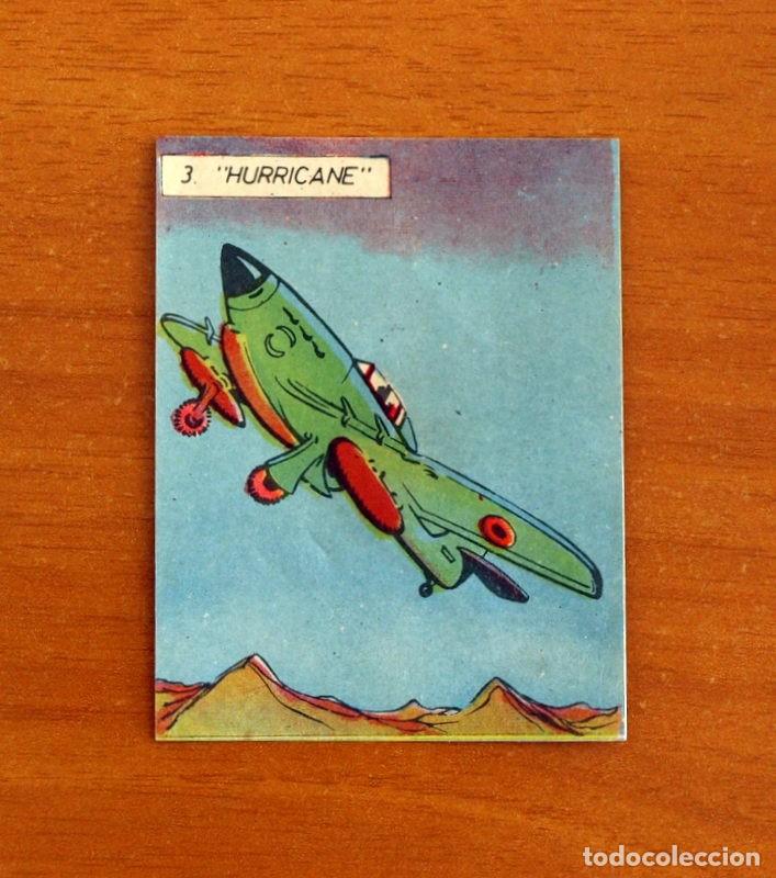Coleccionismo Cromos antiguos: Esp&iacute;a-Armas de la Segunda 2&ordf; Guerra Mundial -Cromo N&ordm; 3 Hurricane -Editorial Maga A&ntilde;o 1963