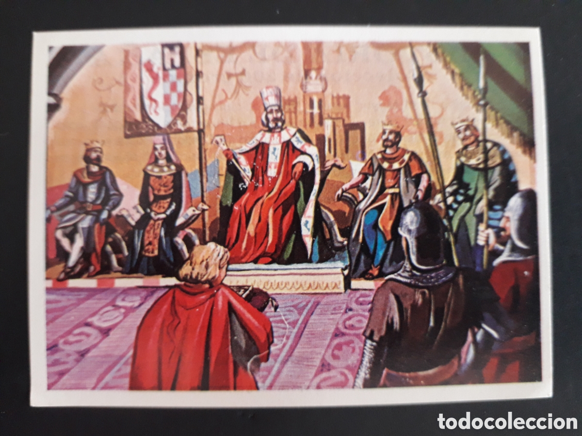 Coleccionismo Cromos antiguos: HISTORIA DE ESPA&Ntilde;A, N&deg; 61 CHOCOLATES LAS COMAS, RUIZ ROMERO 1974 SIN PEGAR. PEDIDO M&Iacute;NIMO 3&euro;.