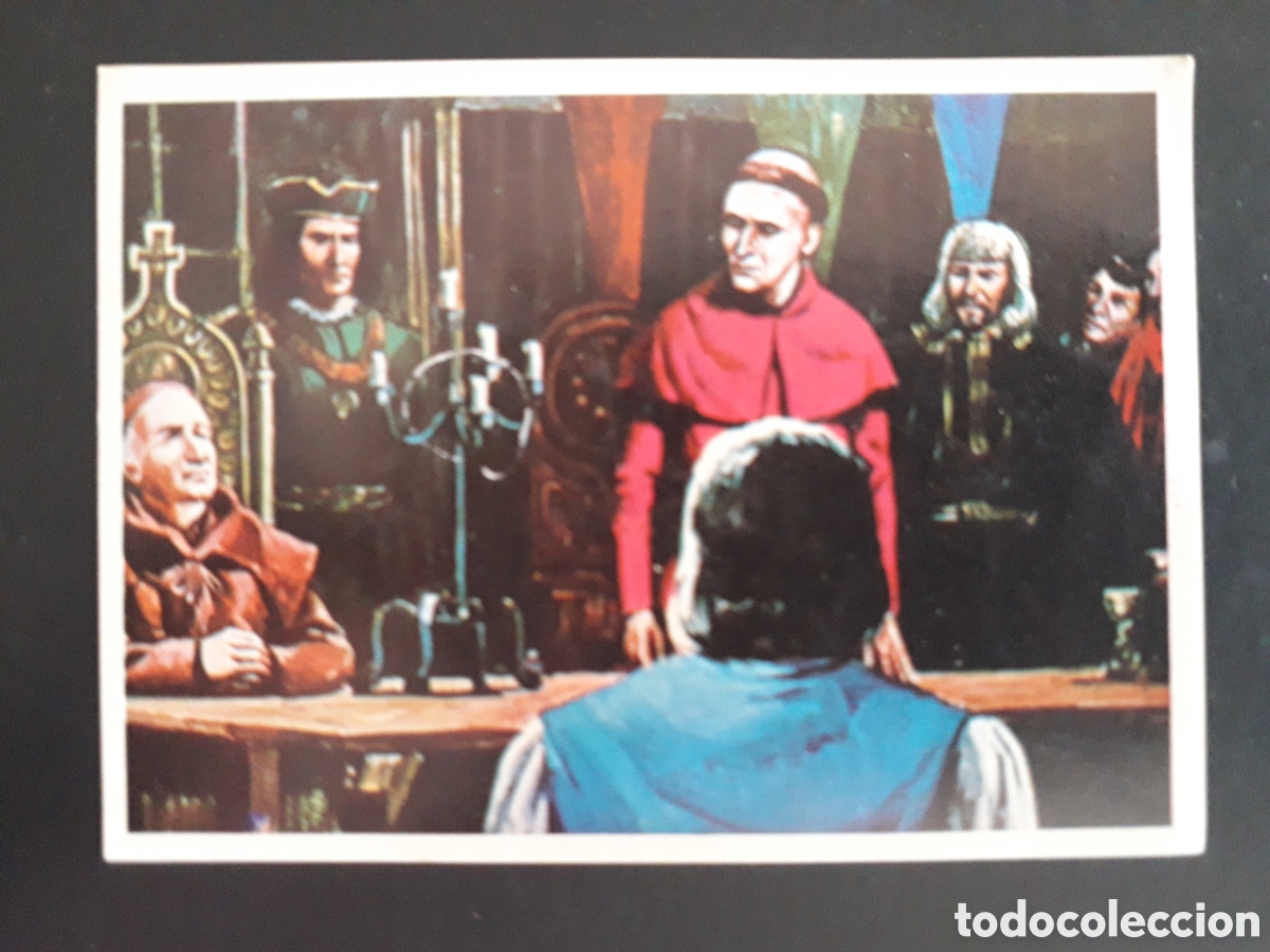 Coleccionismo Cromos antiguos: HISTORIA DE ESPA&Ntilde;A, N&deg; 83 CHOCOLATES LAS COMAS, RUIZ ROMERO 1974 SIN PEGAR. PEDIDO M&Iacute;NIMO 3&euro;.