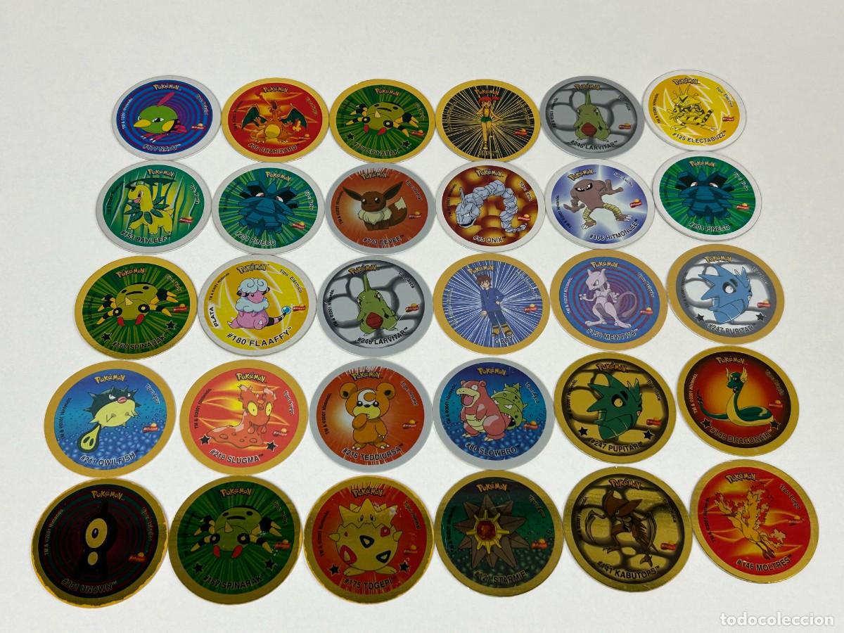 Collectionnisme Cartes &agrave; collectionner anciennes: LOTE 30 TAZOS POKEMON GIGAN TAZO 4 2001