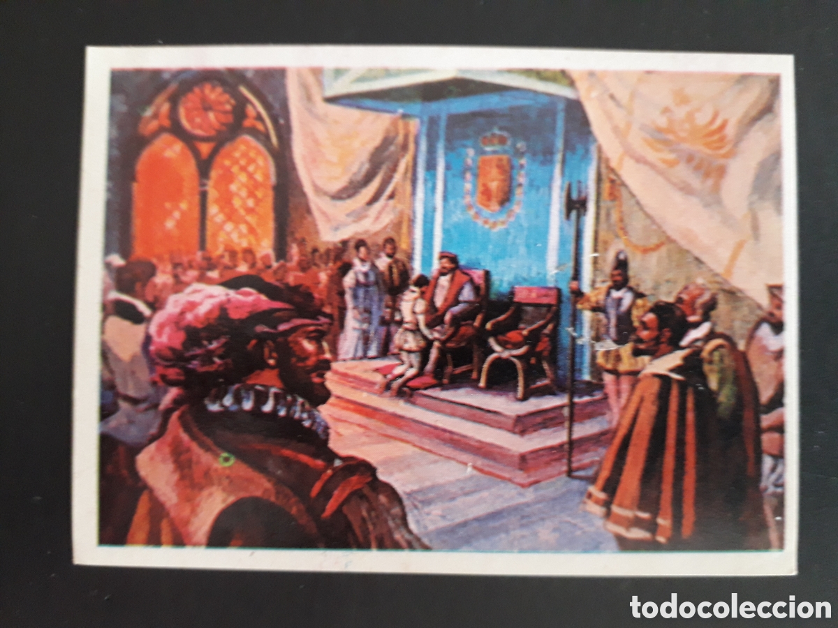 Coleccionismo Cromos antiguos: HISTORIA DE ESPA&Ntilde;A, N&deg; 108 CHOCOLATES LAS COMAS, RUIZ ROMERO 1974 SIN PEGAR. PEDIDO M&Iacute;NIMO 3&euro;