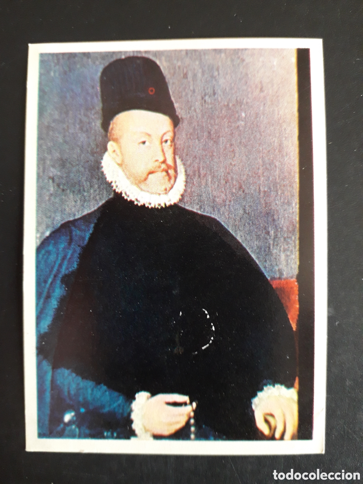 Coleccionismo Cromos antiguos: FELIPE II HISTORIA DE ESPA&Ntilde;A, N&deg; 141 CHOCOLATES LAS COMAS, RUIZ ROMERO 1974 SIN PEG PEDIDO M&Iacute;NIMO 3&euro;