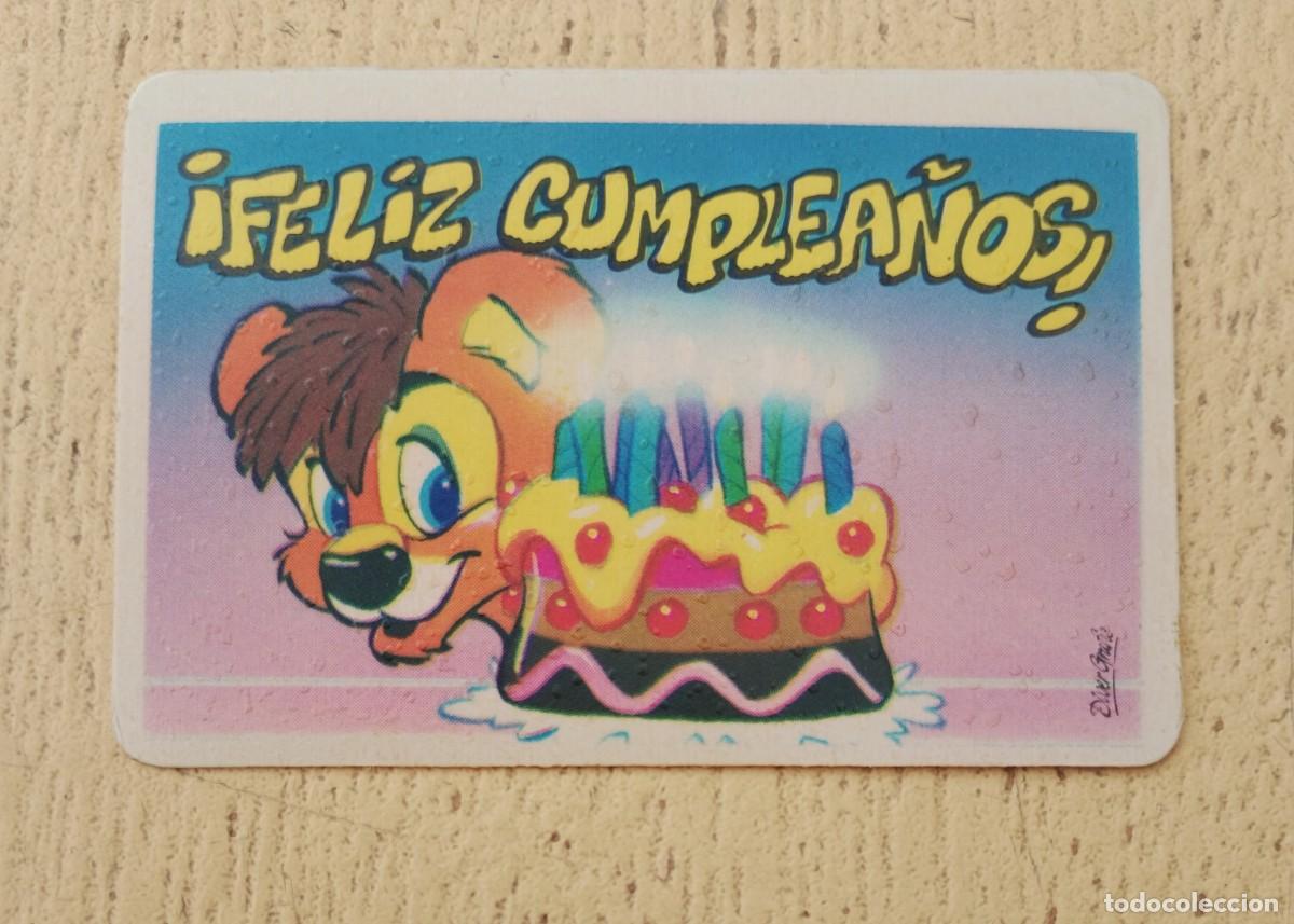 Coleccionismo Cromos antiguos: Cromo Bollycao Pegui Tarjeta &iexcl; Feliz Cumplea&ntilde;os!