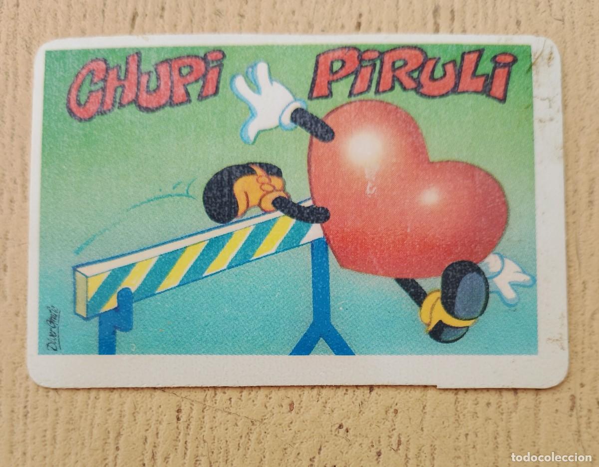 Collezionismo Figurine antiche: Cromo Bollycao Pegui Tarjeta Chupi Piruli