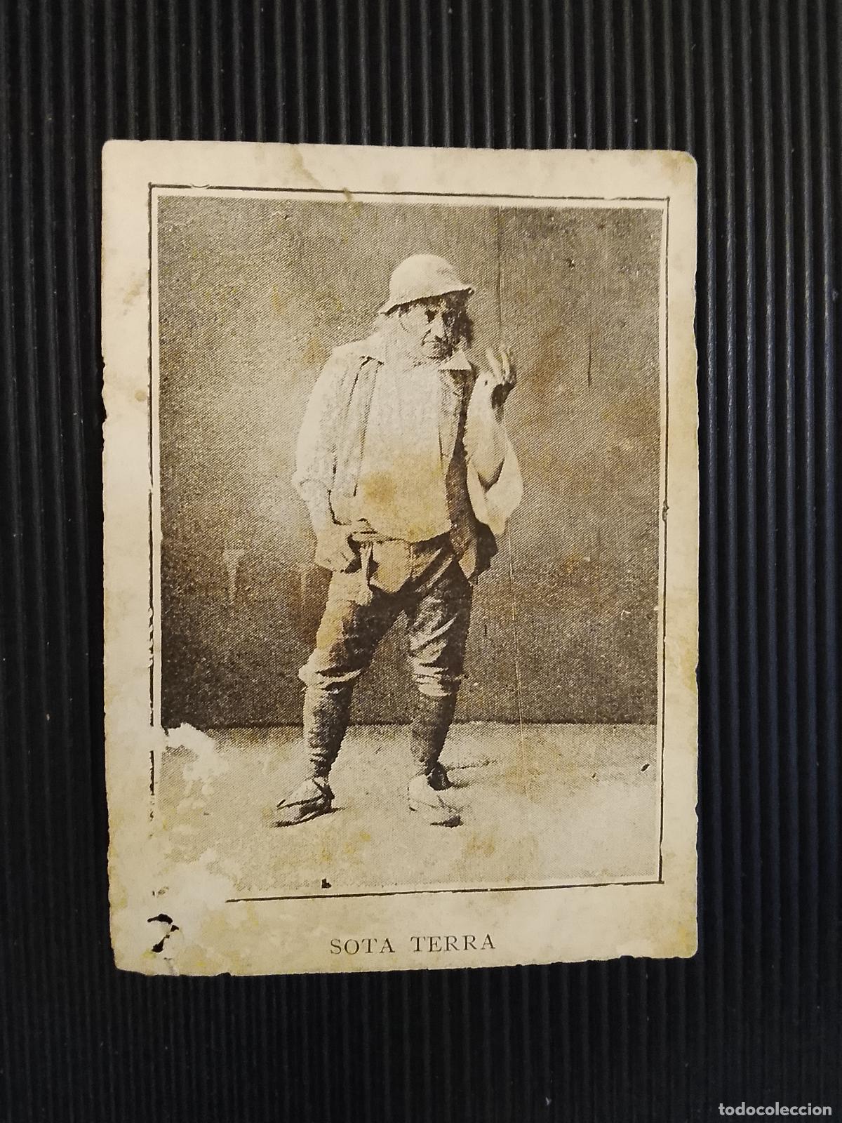 Collezionismo Figurine antiche: TEATRE - SOTA TERRA - PAPEL DE FUMAR PLANAS Y EUCALIPTUS , BARCELONA - CROMO ANTIGUO -(K-15.255)