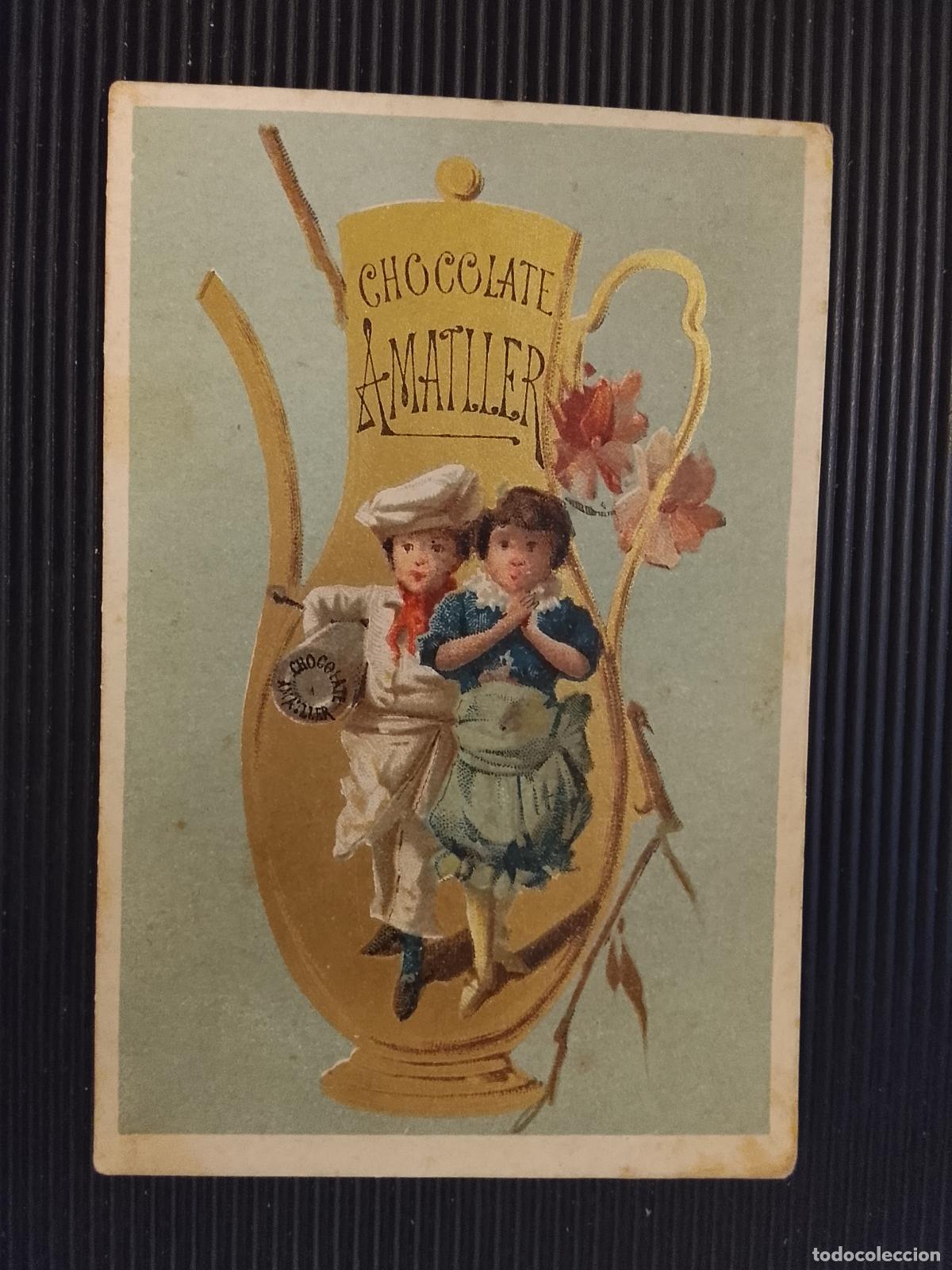 Coleccionismo Cromos antiguos: CHOCOLATE AMATLLER , BARCELONA - CROMO ANTIGUO -(K-15.255)