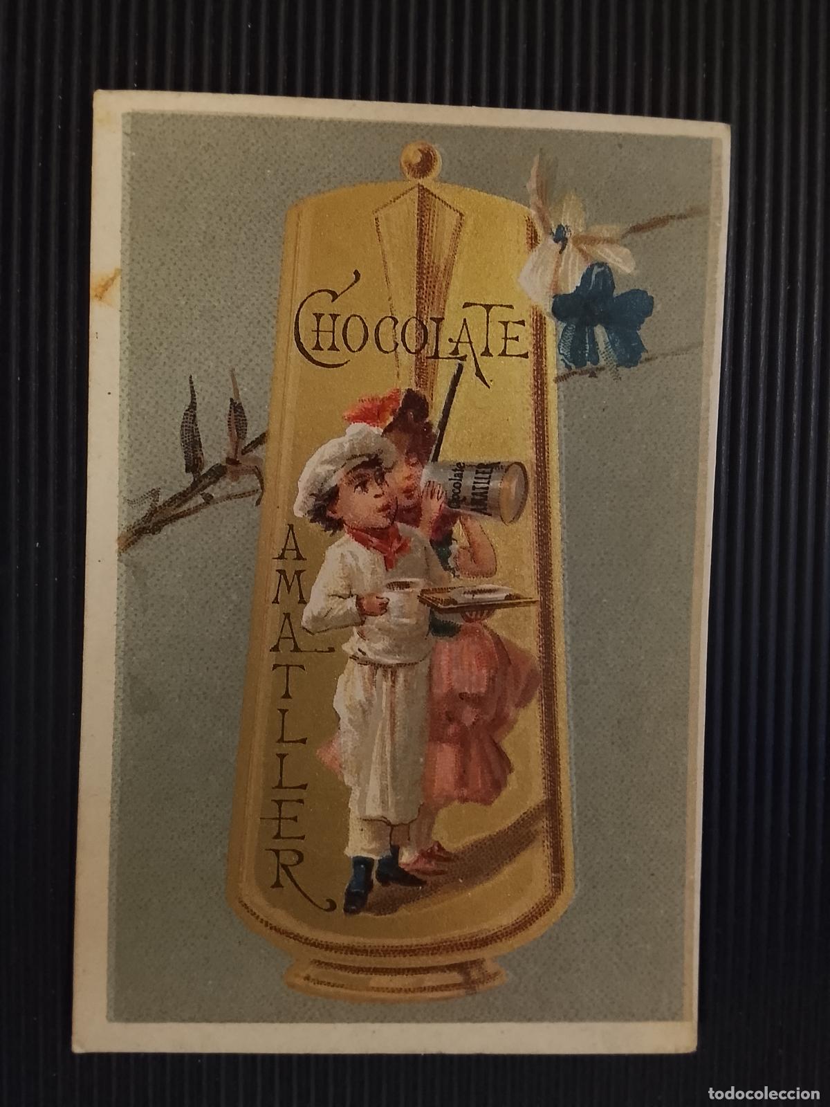 Coleccionismo Cromos antiguos: CHOCOLATE AMATLLER , BARCELONA - CROMO ANTIGUO -(K-15.255)