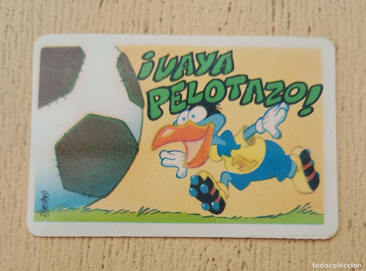 Coleccionismo Cromos antiguos: Cromo Bollycao Pegui Tarjeta &iexcl; Vaya Pelotazo!