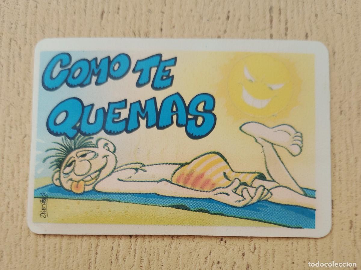 Coleccionismo Cromos antiguos: Cromo Bollycao Pegui Tarjeta Como te Quemas