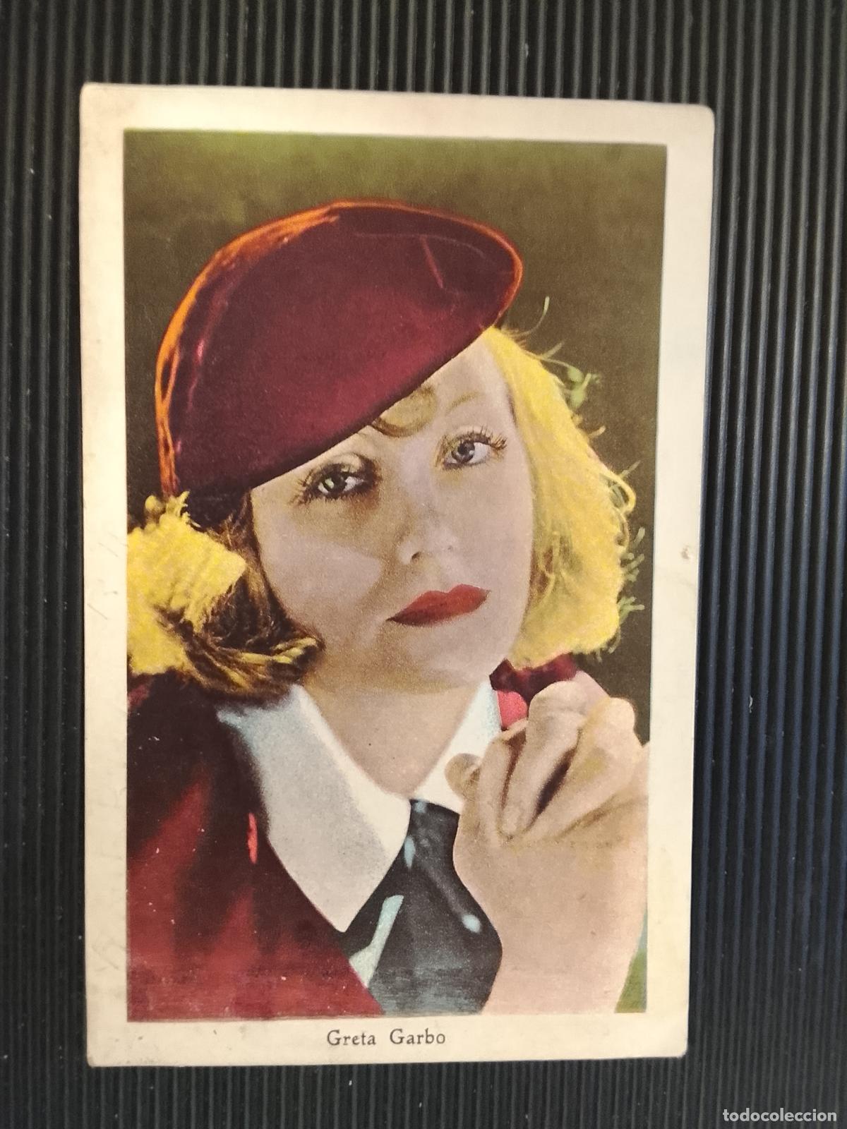Coleccionismo Cromos antiguos: GRETA GARBO - CINE - CROMO ANTIGUO -(K-15.255)