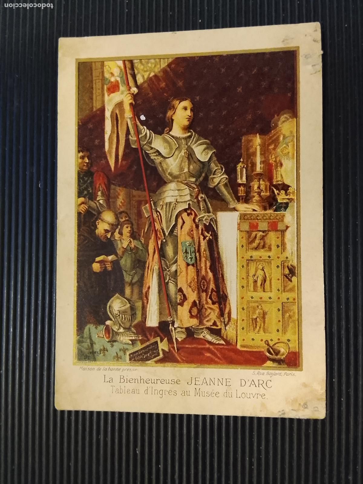 Coleccionismo Cromos antiguos: JUANA DE ARCO - JEANNE D'ARC - CROMO ANTIGUO -(K-15.255)