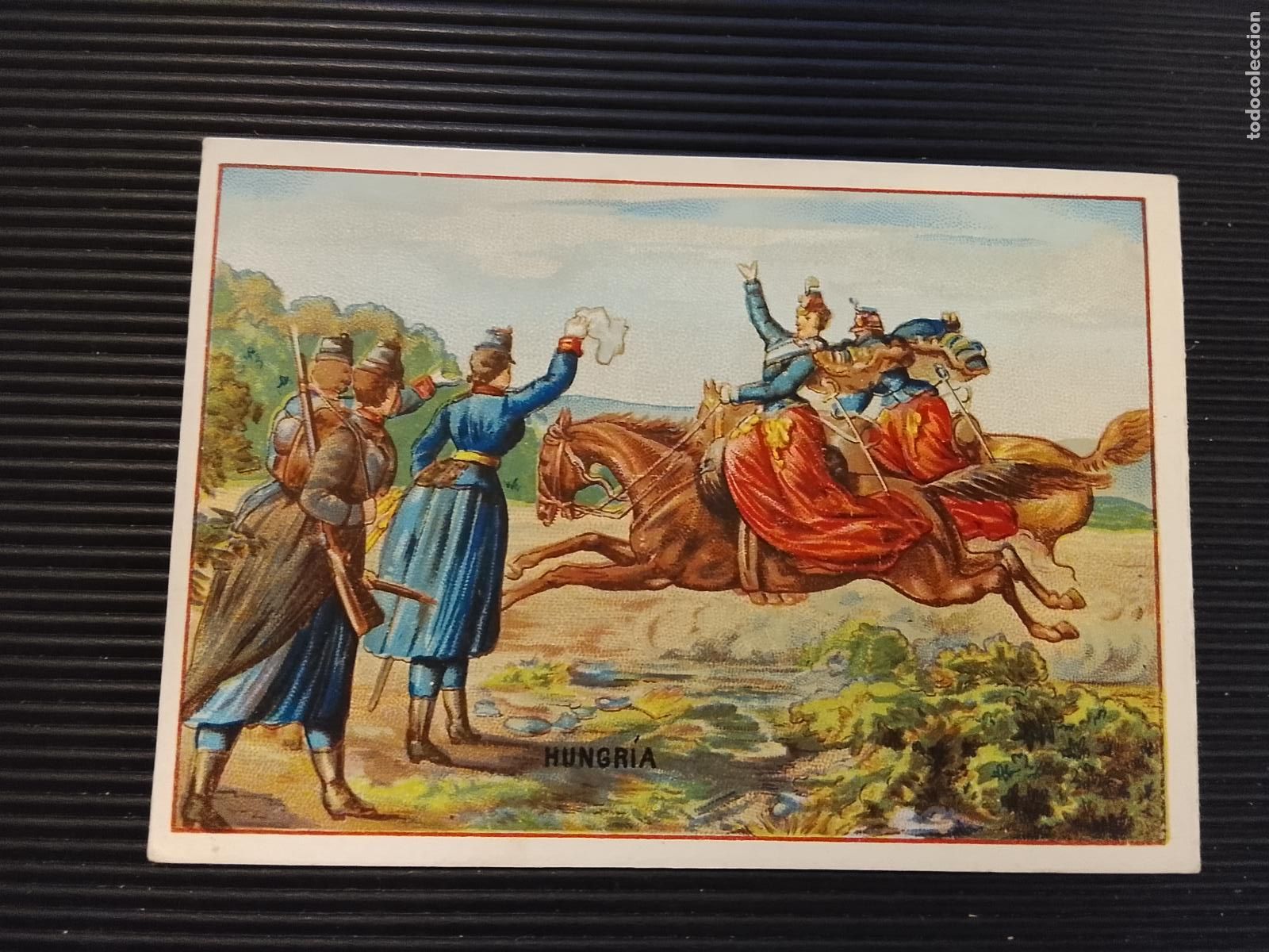 Coleccionismo Cromos antiguos: HUNGRIA - MILITARES - GALLETAS Y BIZCOCHOS VI&Ntilde;AS , BARCELONA - CROMO ANTIGUO -(K-15.255)