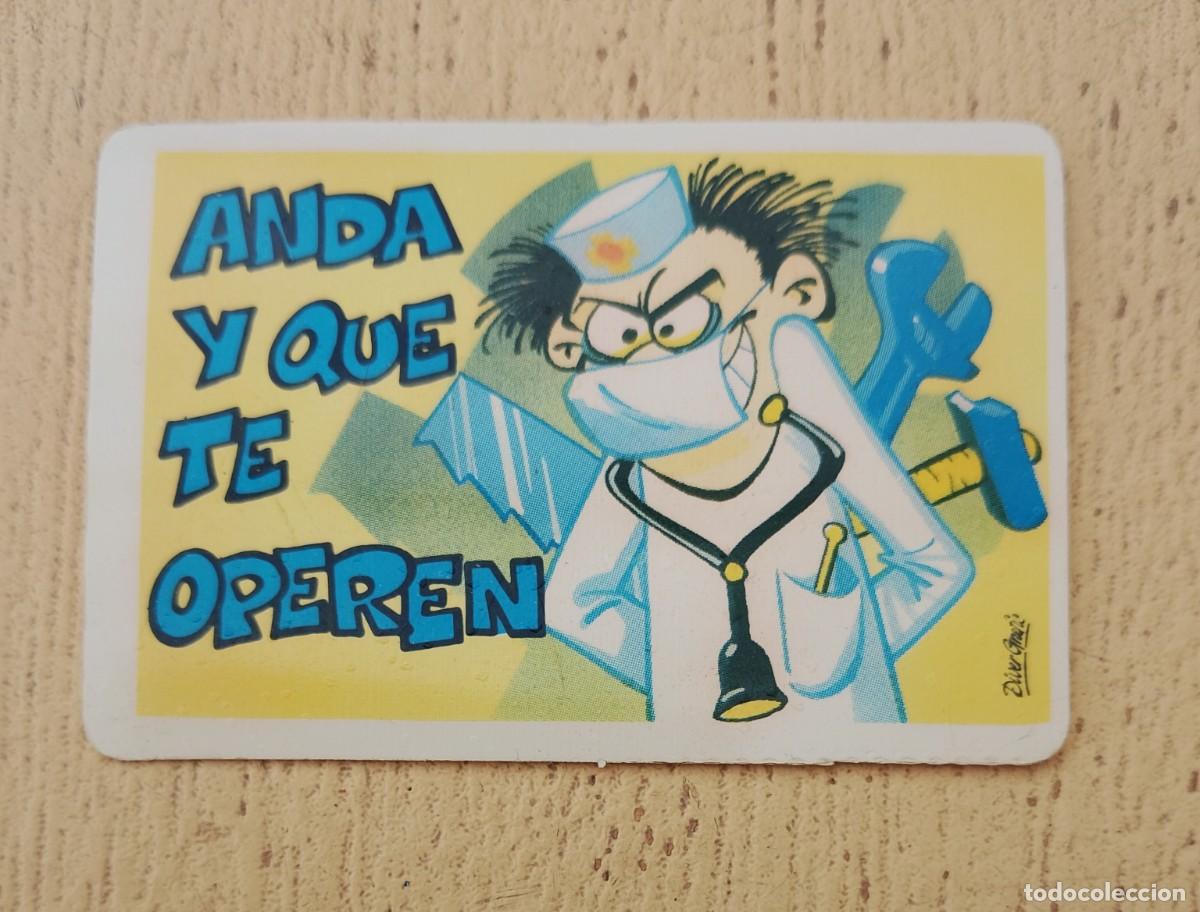 Coleccionismo Cromos antiguos: Cromo Bollycao Pegui Tarjeta Anda y que te Operen