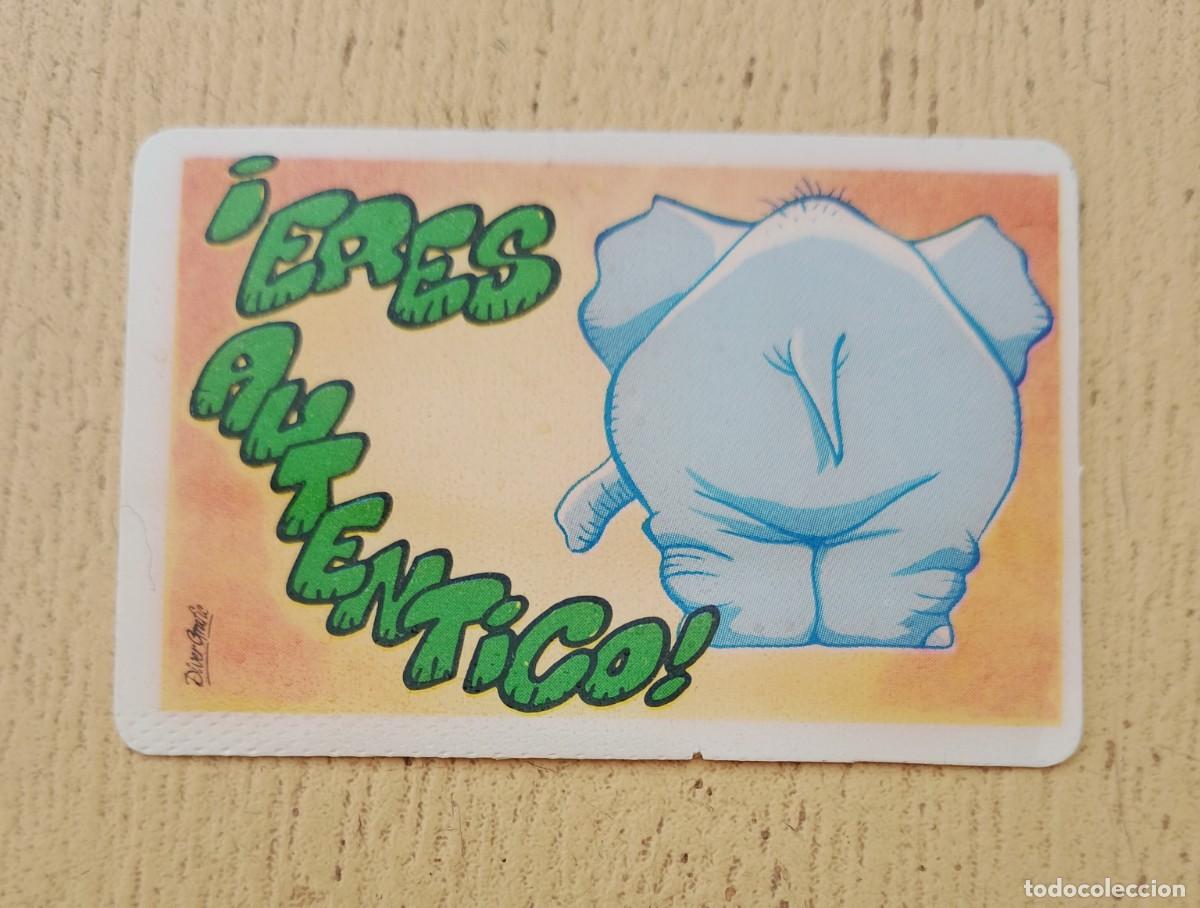 Coleccionismo Cromos antiguos: Cromo Bollycao Pegui Tarjeta &iexcl; Eres Aut&eacute;ntico!