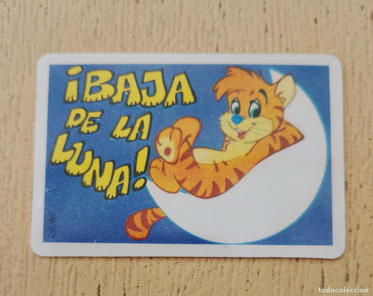 Coleccionismo Cromos antiguos: Cromo Bollycao Pegui Tarjeta &iexcl; Baja de la Luna!