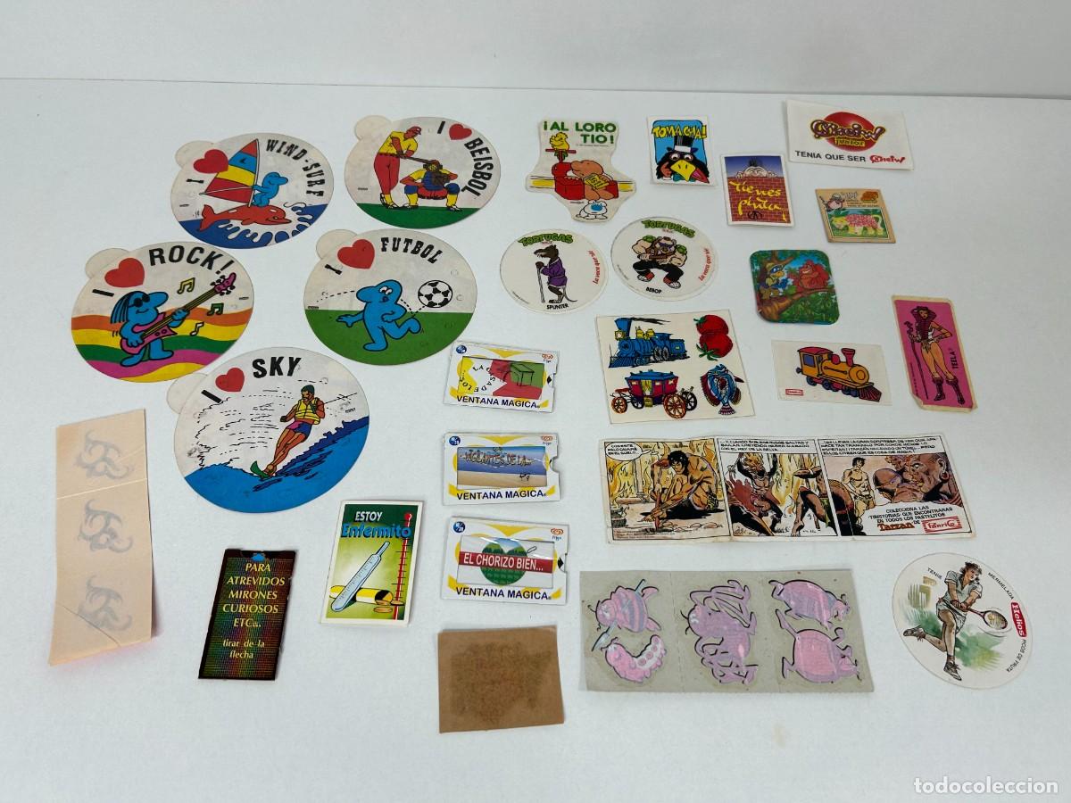 Coleccionismo Cromos antiguos: LOTE CROMOS Y ADHESIVOS PROMOCIONALES,PANRICO,BOLLYCAO,PRALIN FRIGO,ETC