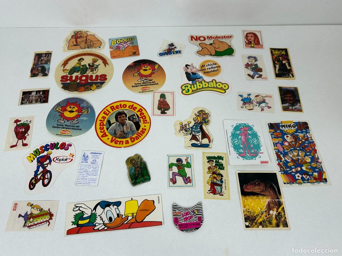 Coleccionismo Cromos antiguos: LOTE CROMOS Y ADHESIVOS PROMOCIONALES SUGUS,NOCILLA,PANRICO BIMBO,ETC