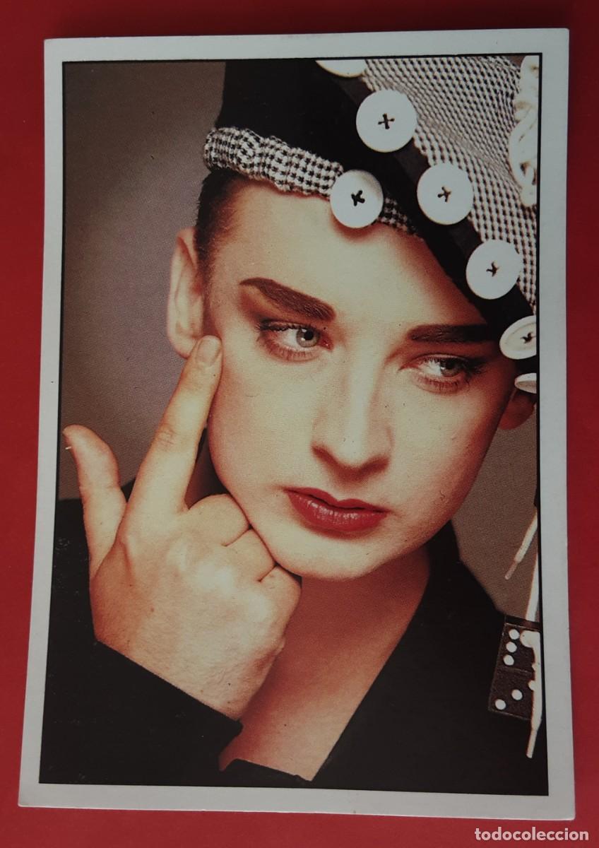 Coleccionismo Cromos antiguos: BOY GEORGE , PANINI POP STARS 1989, N&Uacute;MERO 26.