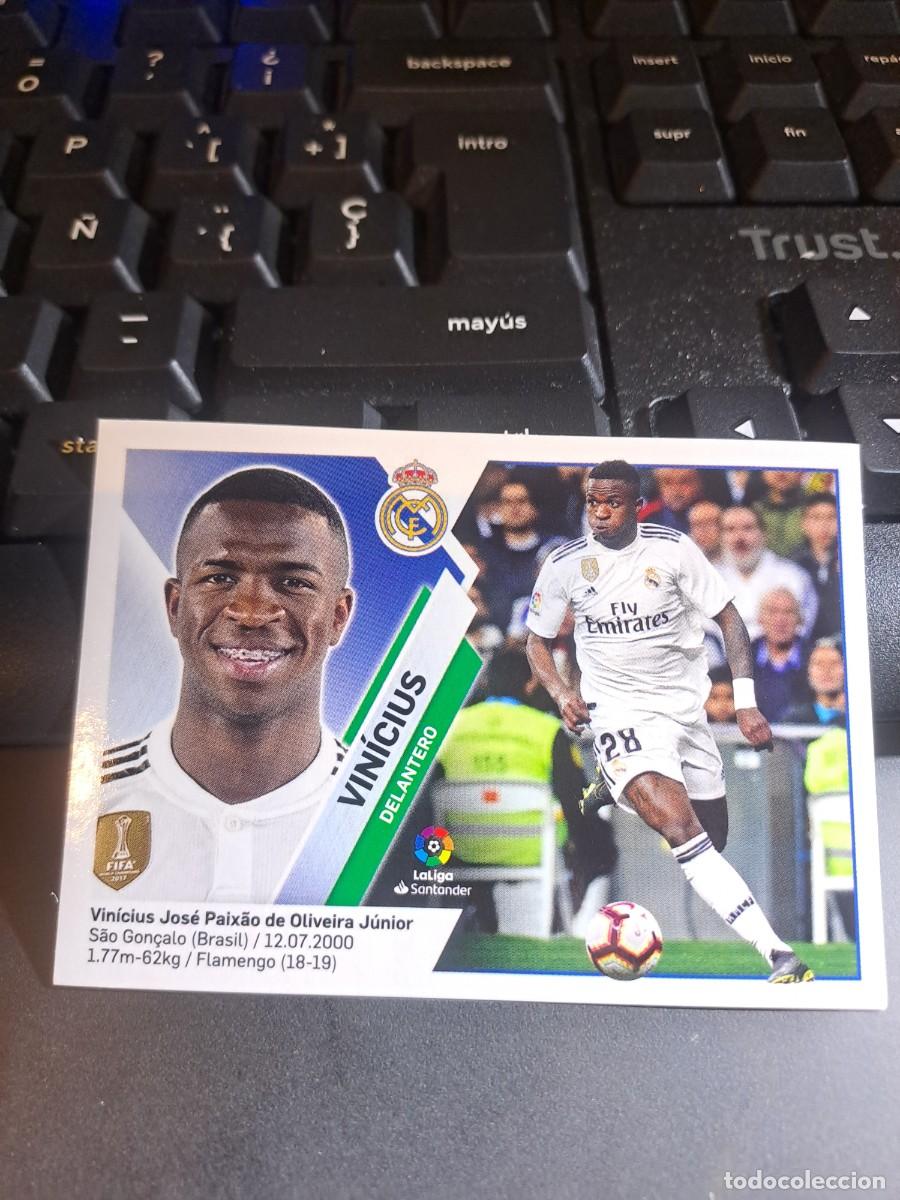 Coleccionismo Cromos antiguos: CROMO VINICIUS 14A 14 A REAL MADRID LIGA 2019 2020 19 20 ESTE PANINI NUNCA PEGADO