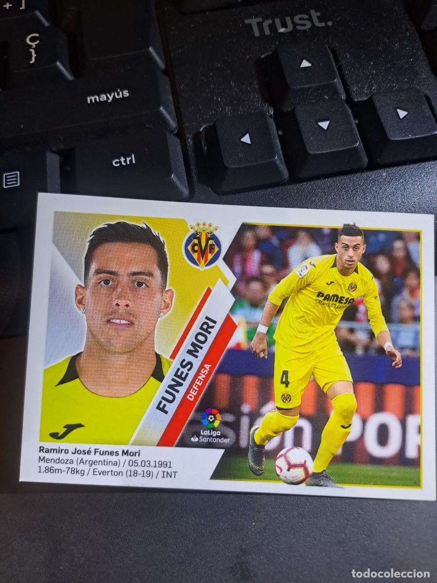 Coleccionismo Cromos antiguos: CROMO FUNES MORI 6A 6 A VILLARREAL LIGA 2019 2020 19 20 ESTE PANINI NUNCA PEGADO