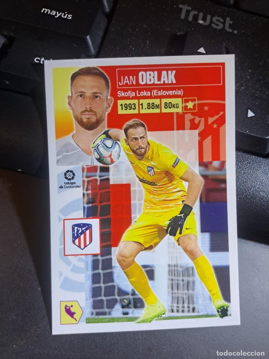 Coleccionismo Cromos antiguos: CROMO OBLAK 2 ATLETICO DE MADRID LIGA 2020 2021 20 21 ESTE PANINI NUNCA PEGADO