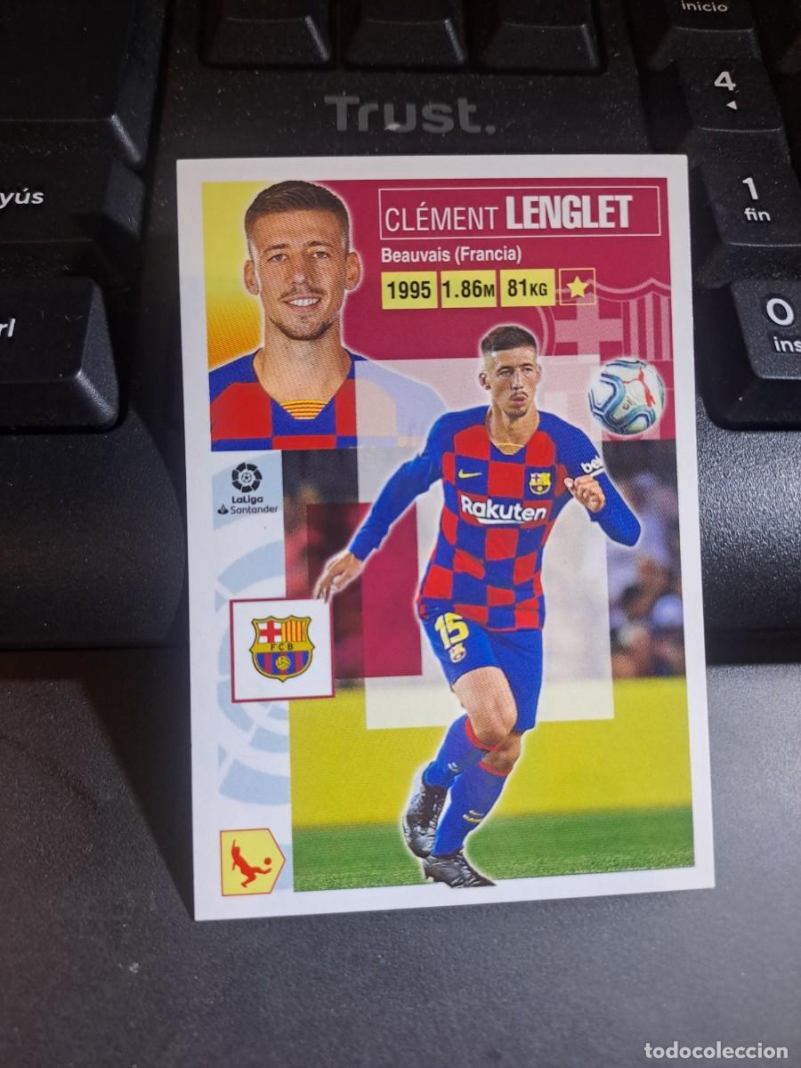 Coleccionismo Cromos antiguos: CROMO LENGLET 6 BARCELONA LIGA 2020 2021 20 21 ESTE PANINI NUNCA PEGADO