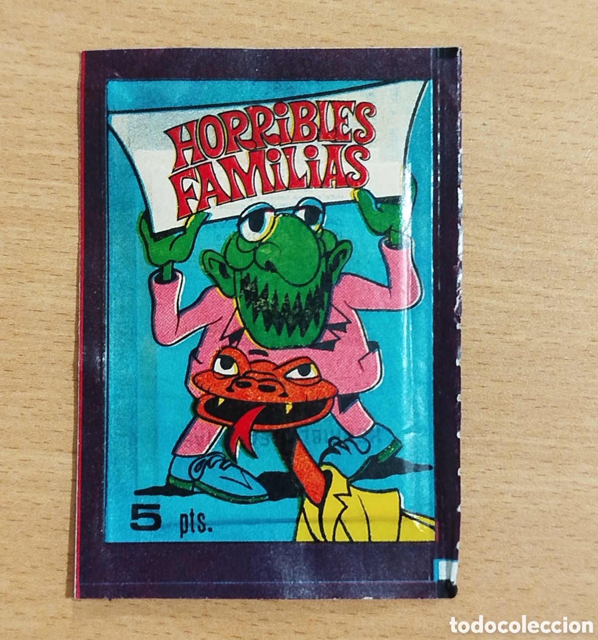 Coleccionismo Cromos antiguos: 1982 SOBRE CERRADO SIN ABRIR HORRIBLES FAMILIAS FHER CROMOS