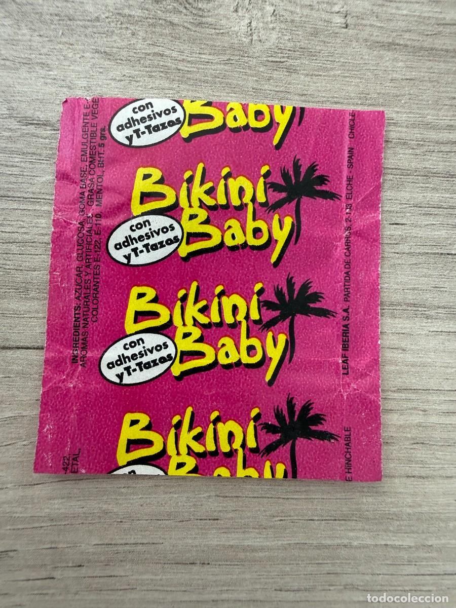 Coleccionismo Cromos antiguos: Envoltorio chicle Bikini Baby