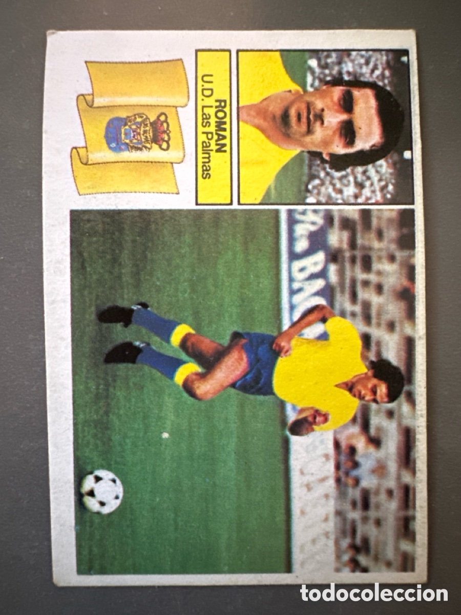 Coleccionismo Cromos antiguos: CROMO LIGA ESTE 82 83 ROM&Aacute;N VERSI&Oacute;N LAS PALMAS. DESPEGADO