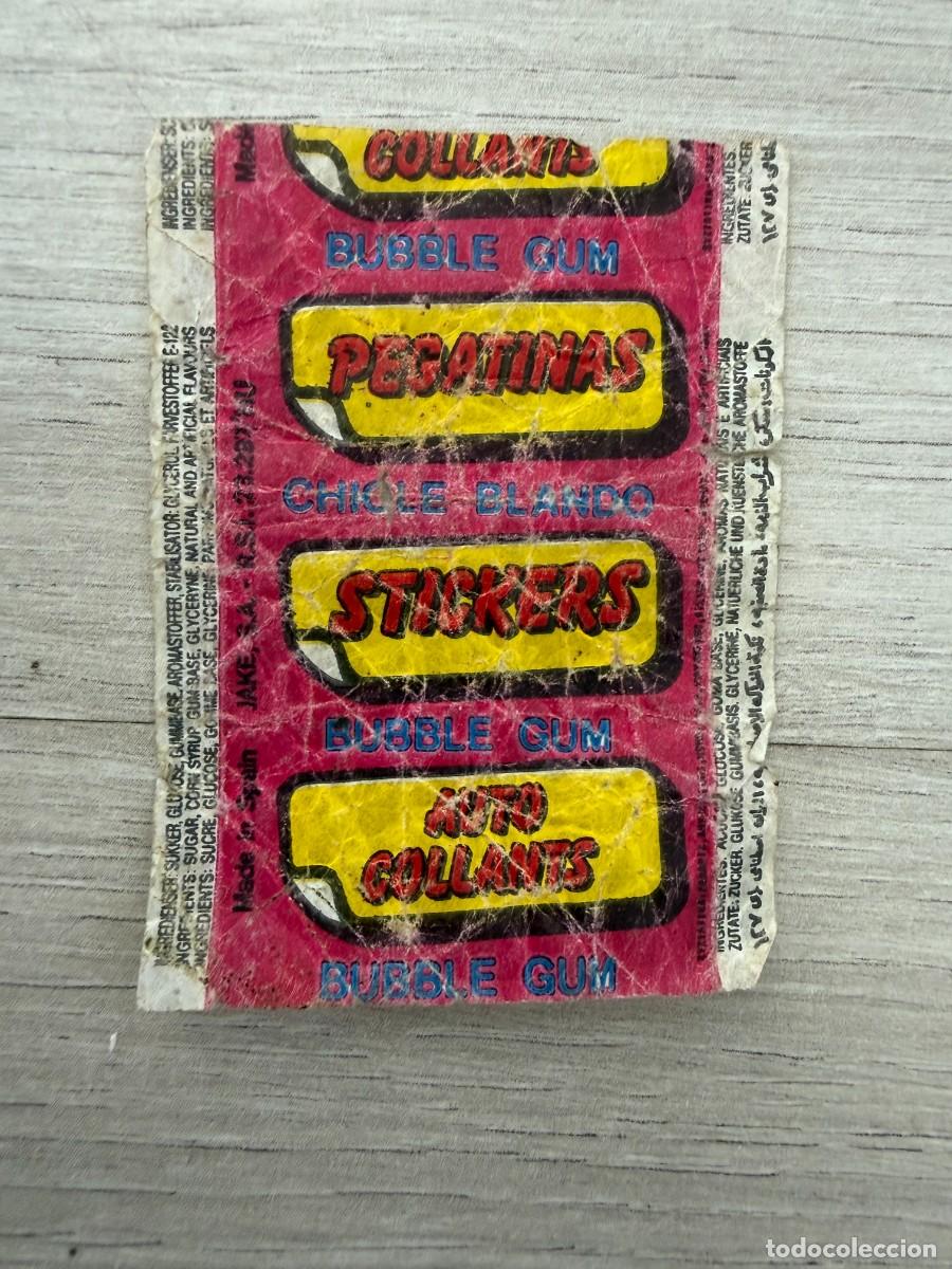 Coleccionismo Cromos antiguos: Envoltorio chicle espa&ntilde;ol - PEGATINAS - raro
