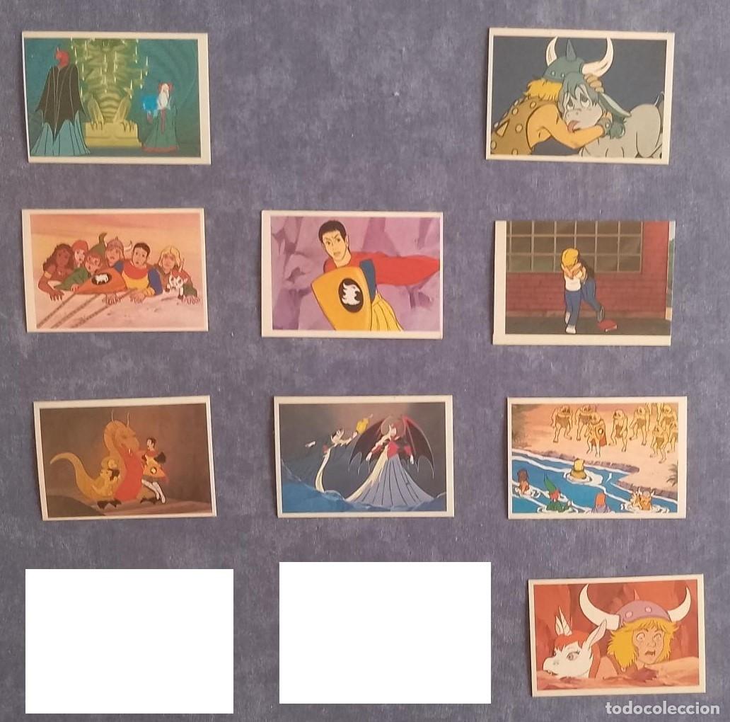 Coleccionismo cromos antiguos: 9 cromos Dragones y Mazmorras Oscar Mayer -NUNCA PEGADOS-
