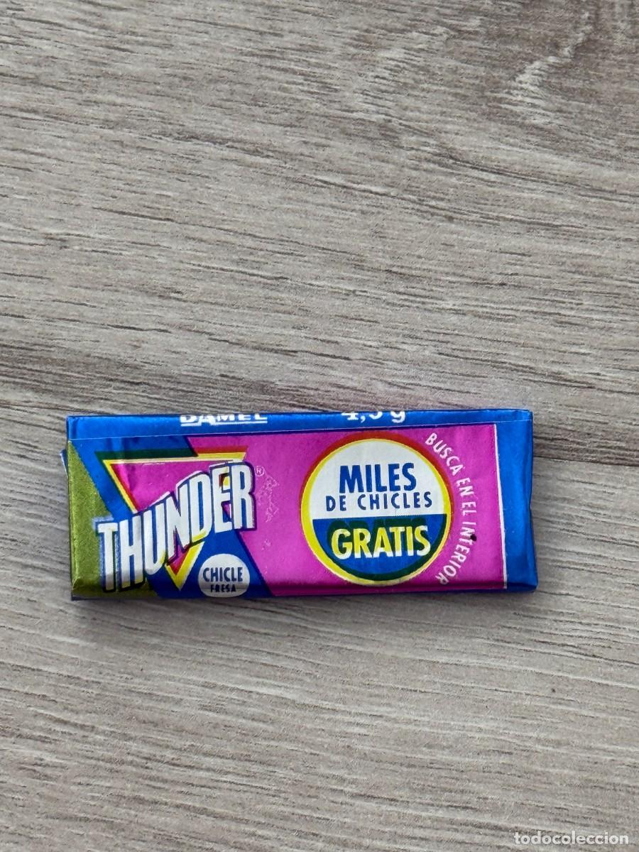 Coleccionismo Cromos antiguos: Chicle cerrado sin abrir - Thunder con premios