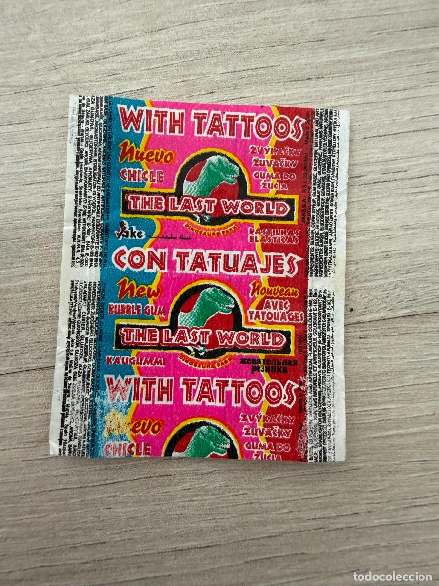 Coleccionismo Cromos antiguos: Envoltorio chicle Jake - The Last World
