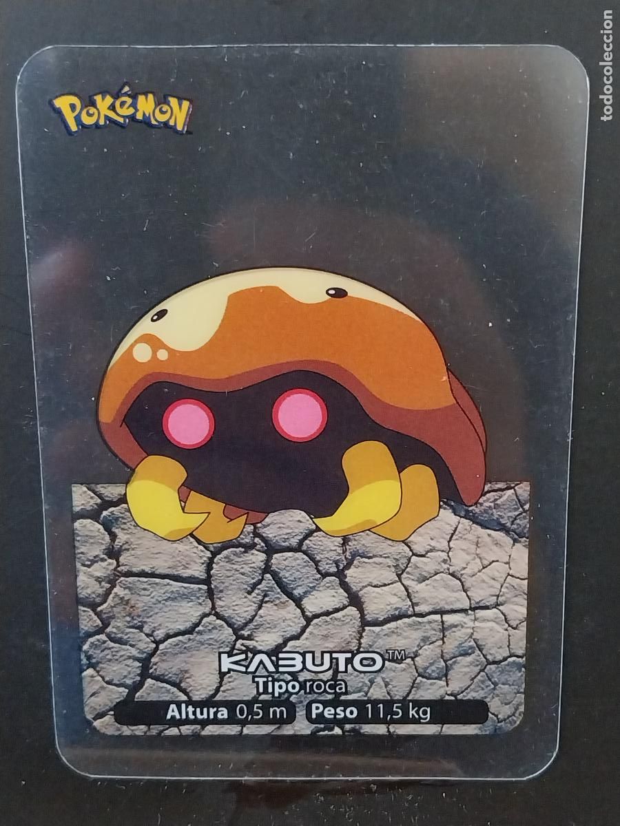 Coleccionismo Cromos antiguos: POKEMON LAMINCARDS EDIBAS MC CROMO 140 KABUTO A&Ntilde;O 2005 JUGADA ORIGINAL