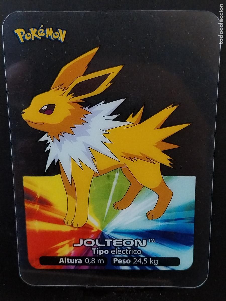 Coleccionismo Cromos antiguos: POKEMON LAMINCARDS EDIBAS MC CROMO 135 JOLTEON A&Ntilde;O 2005 JUGADA ORIGINAL