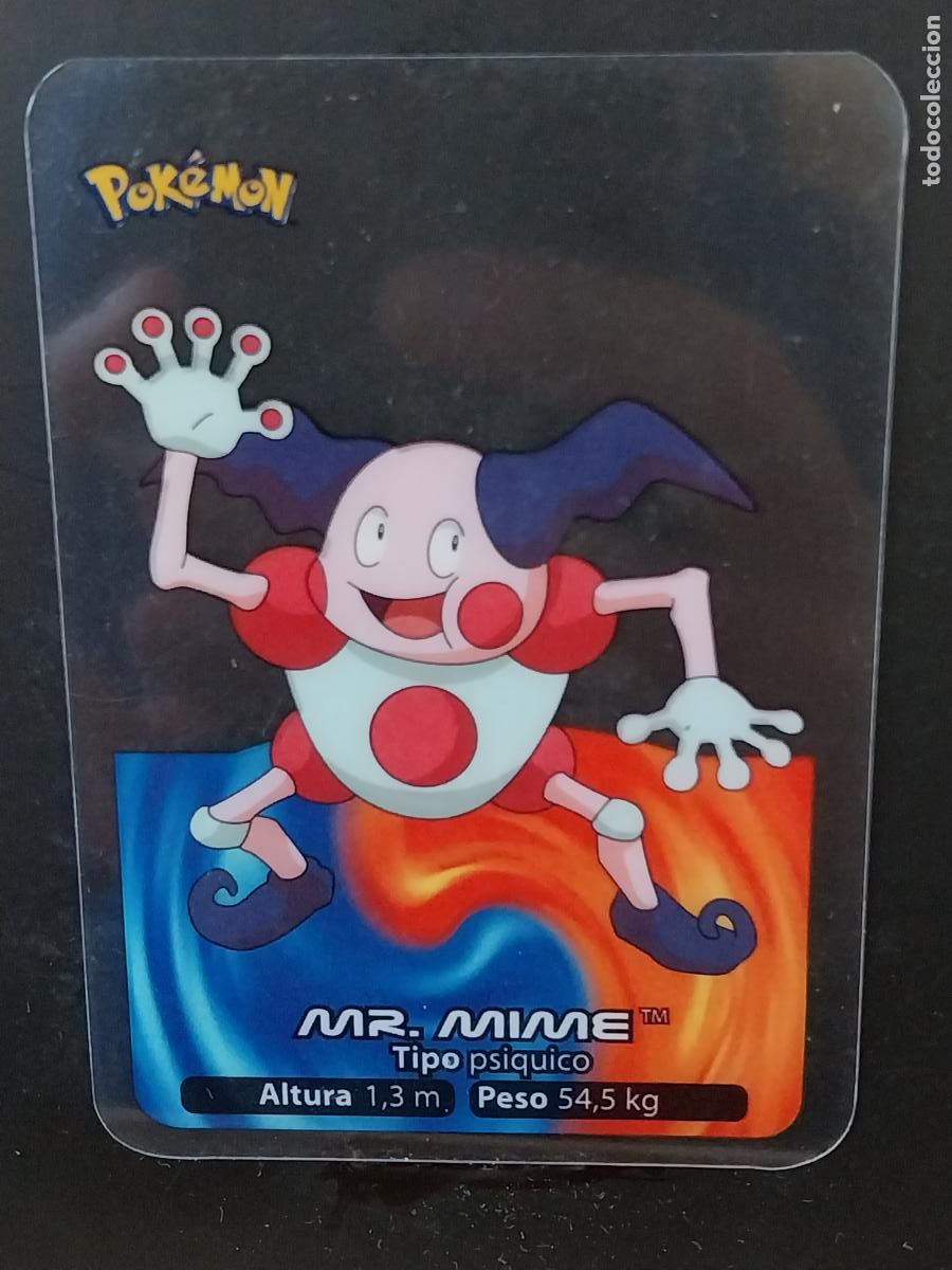 Coleccionismo Cromos antiguos: POKEMON LAMINCARDS EDIBAS MC CROMO 122 MR MIME A&Ntilde;O 2005 JUGADA ORIGINAL