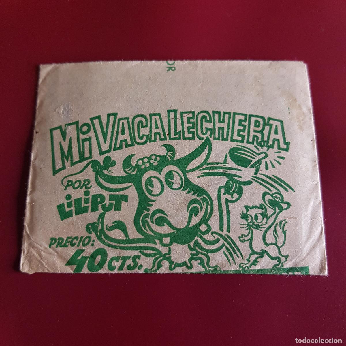 Collectable Antique Stickers: PUBLICACIONES CELTA - MI VACA LECHERA - SOBRE DE CROMOS SIN ABRIR