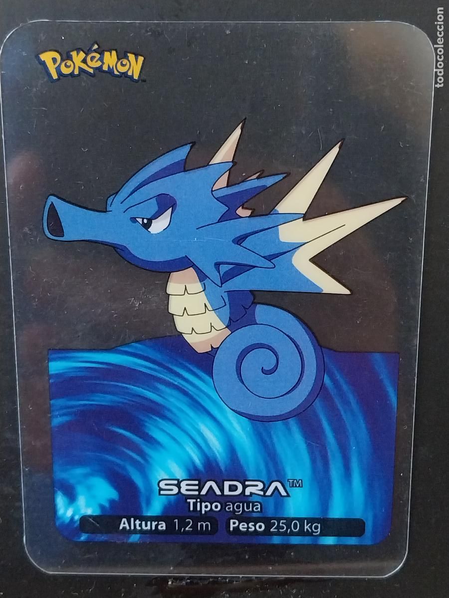 Collectable Antique Stickers: POKEMON LAMINCARDS EDIBAS MC CROMO 117 SEADRA A&Ntilde;O 2005 JUGADA ORIGINAL