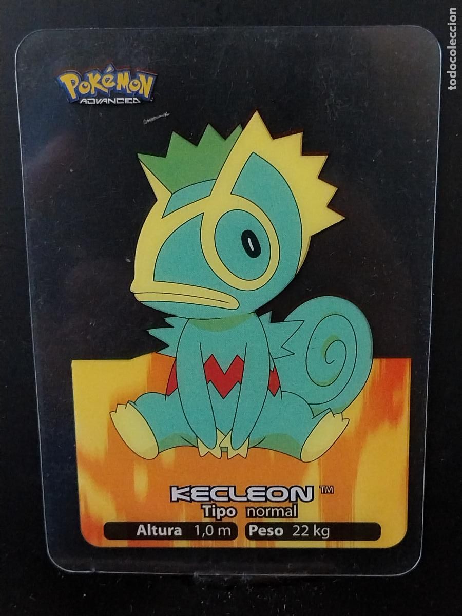 Coleccionismo Cromos antiguos: POKEMON LAMINCARDS EDIBAS MC CROMO 113 KECLEON A&Ntilde;O 2005 JUGADA ORIGINAL