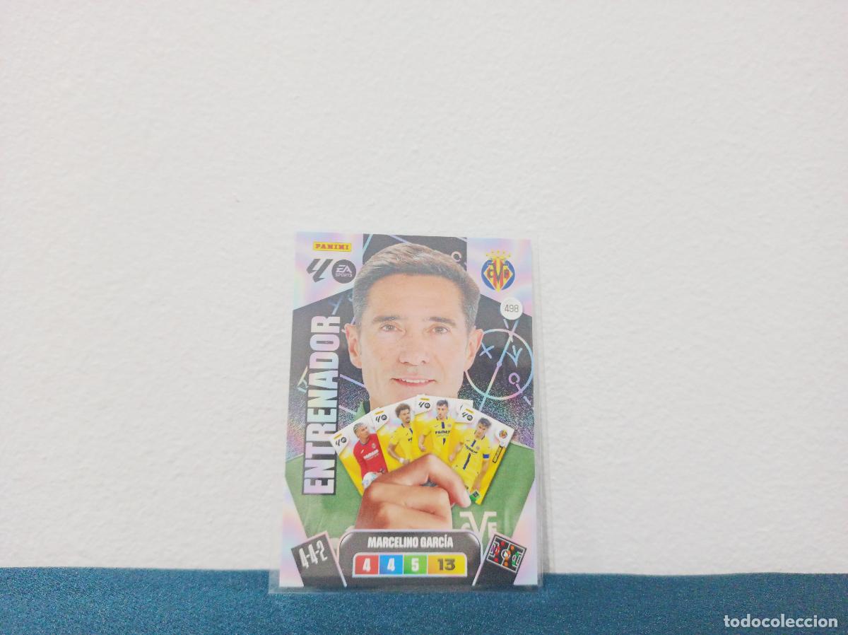 Coleccionismo Cromos antiguos: 498 MARCELINO GARC&Iacute;A ENTRENADOR VILLARREAL CF PANINI ADRENALYN XL 25 26