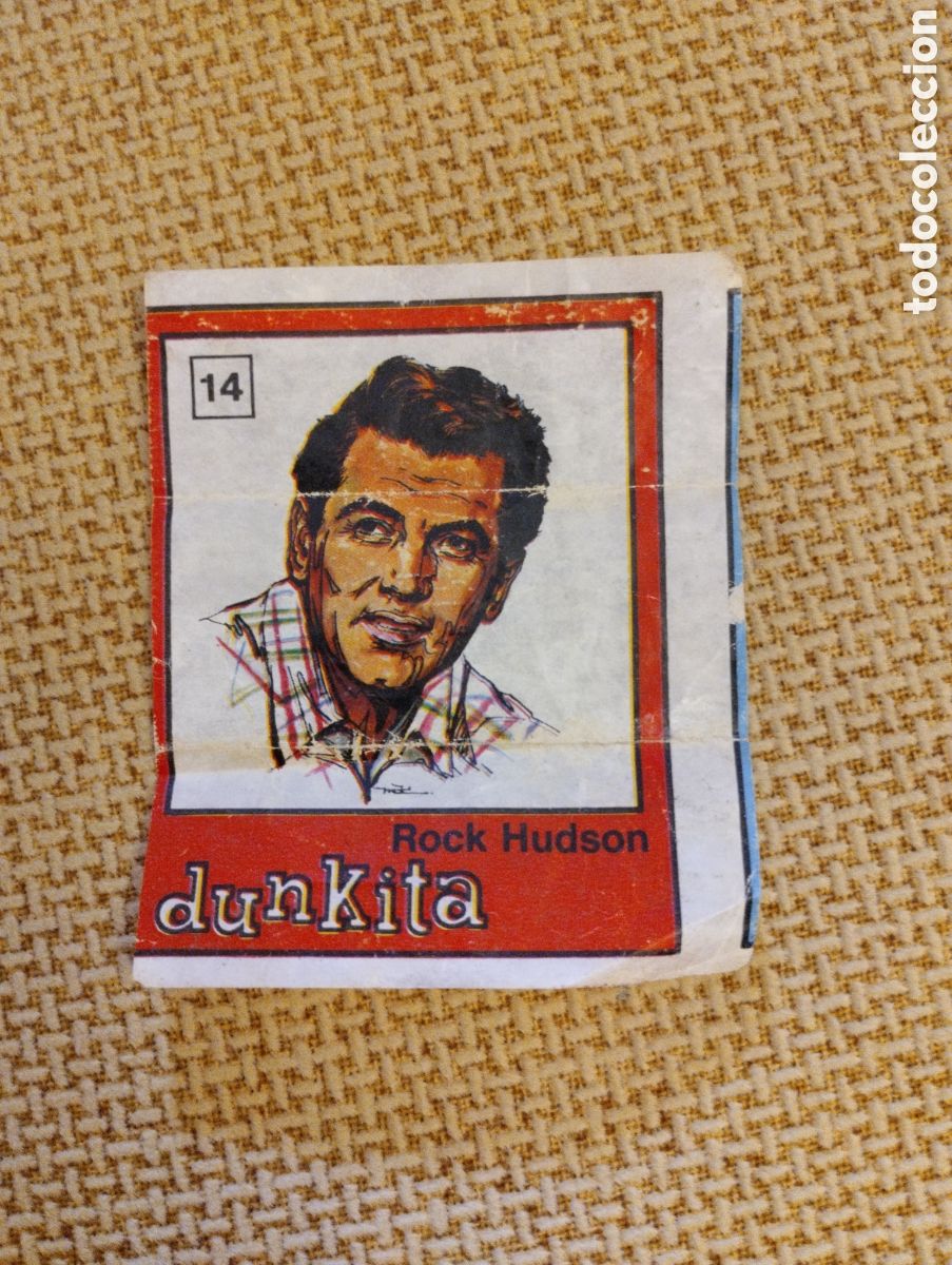Collezionismo Figurine antiche: Cromo Dunkita Rock Hudson