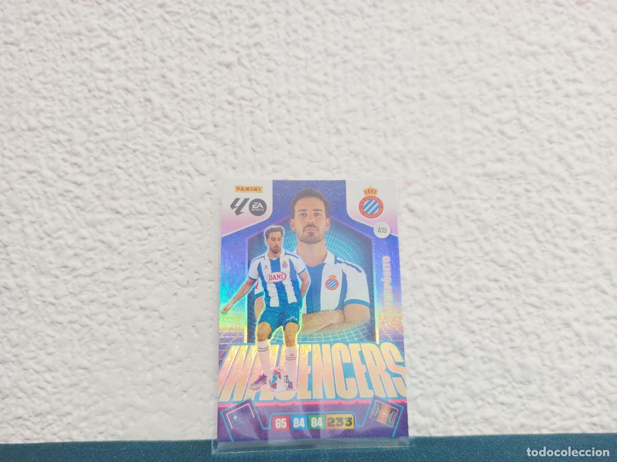 Coleccionismo Cromos antiguos: 418 EDU EXPOSITO INFLUENCERS RCD ESPANYOL PANINI ADRENALYN XL 25 26