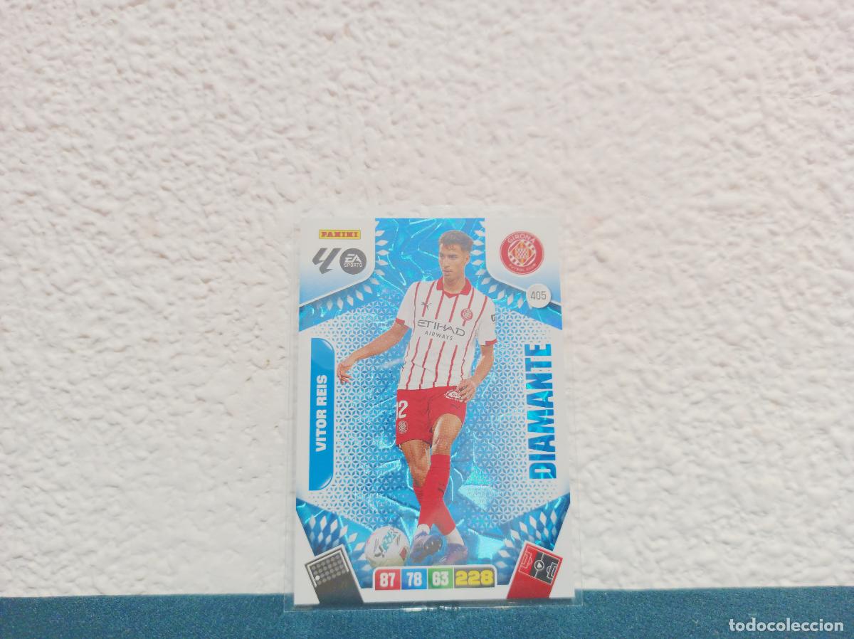 Coleccionismo Cromos antiguos: 405 VITOR REIS DIAMANTES GIRONA FC PANINI ADRENALYN XL 25 26