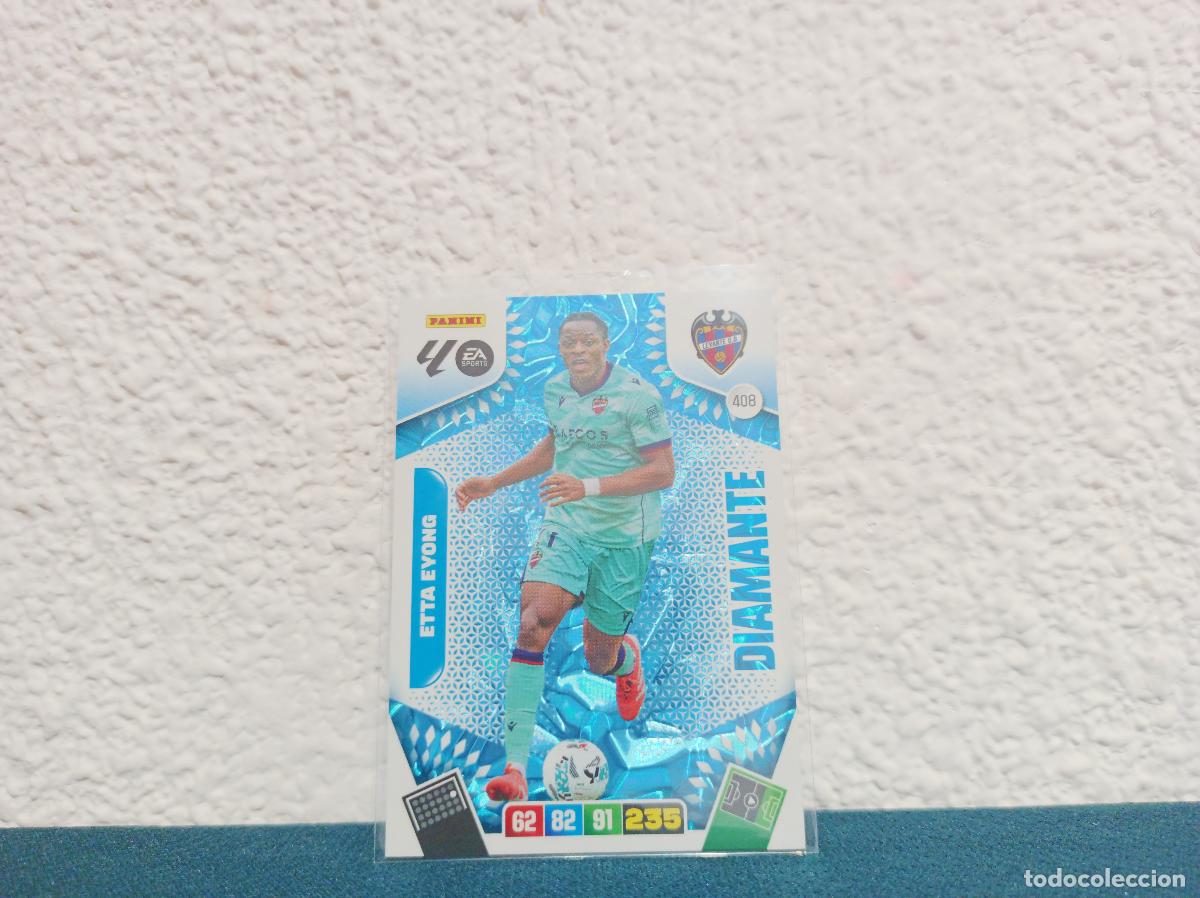 Coleccionismo Cromos antiguos: 408 ETTA EYONG DIAMANTES LEVANTE UD PANINI ADRENALYN XL 25 26