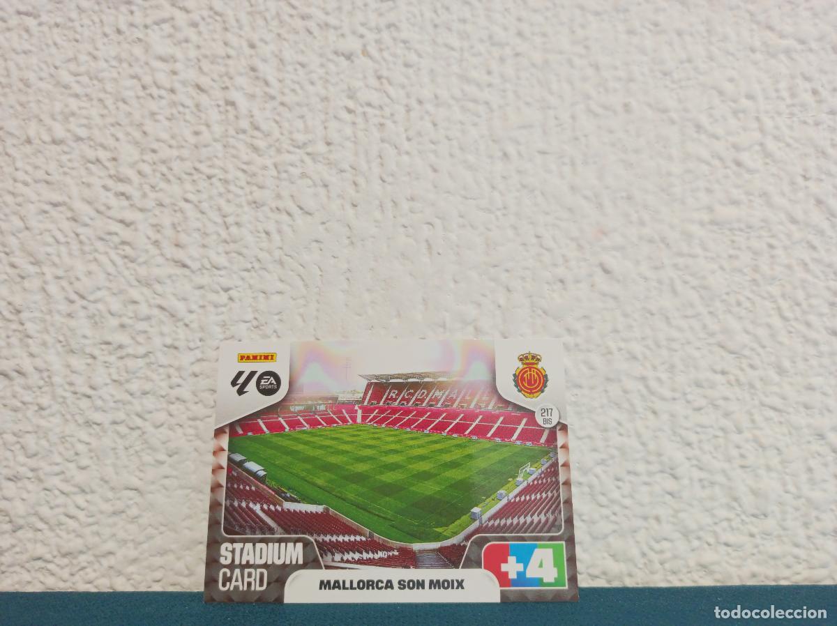 Coleccionismo Cromos antiguos: 217 BIS MALLORCA SON MOIX ESTADIUM CARD RCD MALLORCA PANINI ADRENALYN XL 25 26