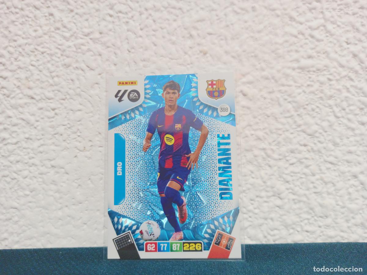 Coleccionismo Cromos antiguos: 398 DRO DIAMANTES FC BARCELONA PANINI ADRENALYN XL 25 26