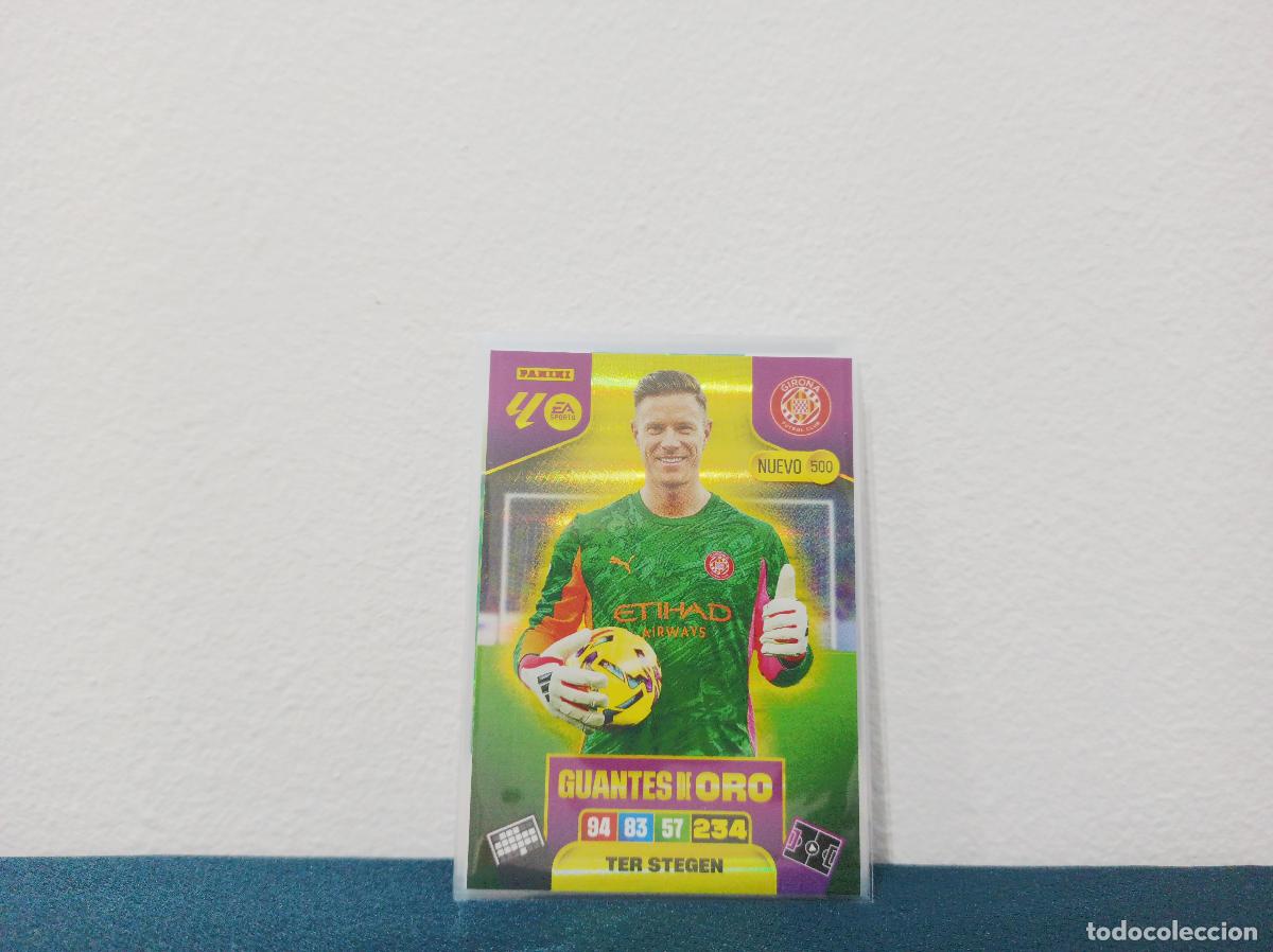 Collectable Antique Stickers: 500 (NUEVO) TER STEGEN GUANTES DE ORO GIRONA FC PANINI ADRENALYN XL 25 26